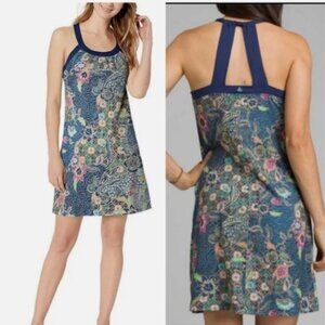 prAna Women's Blue Anchor Kona Cantine Dress, Size S